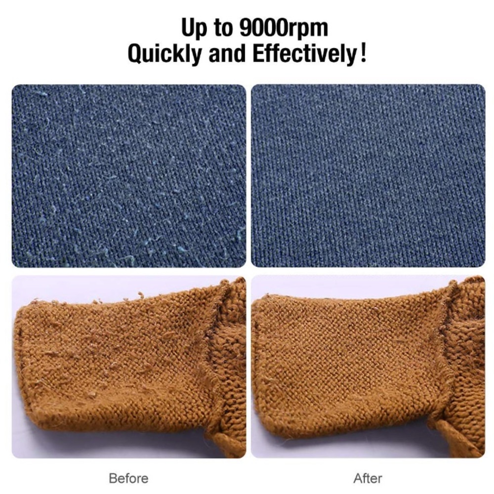 Fabric Shaver and Lint Remover with 2-Speeds